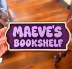 Personalised Play Space Sign, Acrylic & basswood.