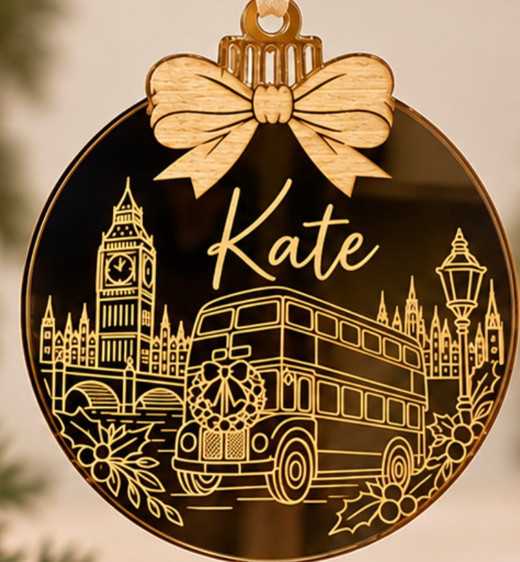 London theme christmas bauble ♡