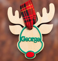 Personalised Christmas Reindeer Ornament ♡ - Susie Clare Creative